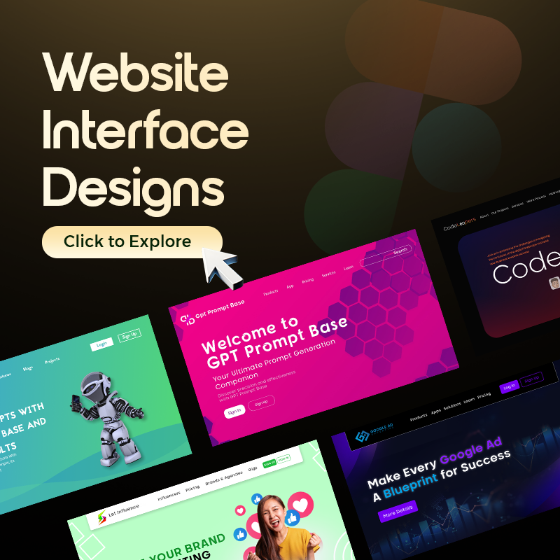 Website Interface Designs